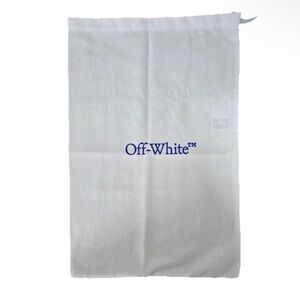 Off-White Dust Bag Drawstring LOGO Shoe Purse 11.5" X 17"